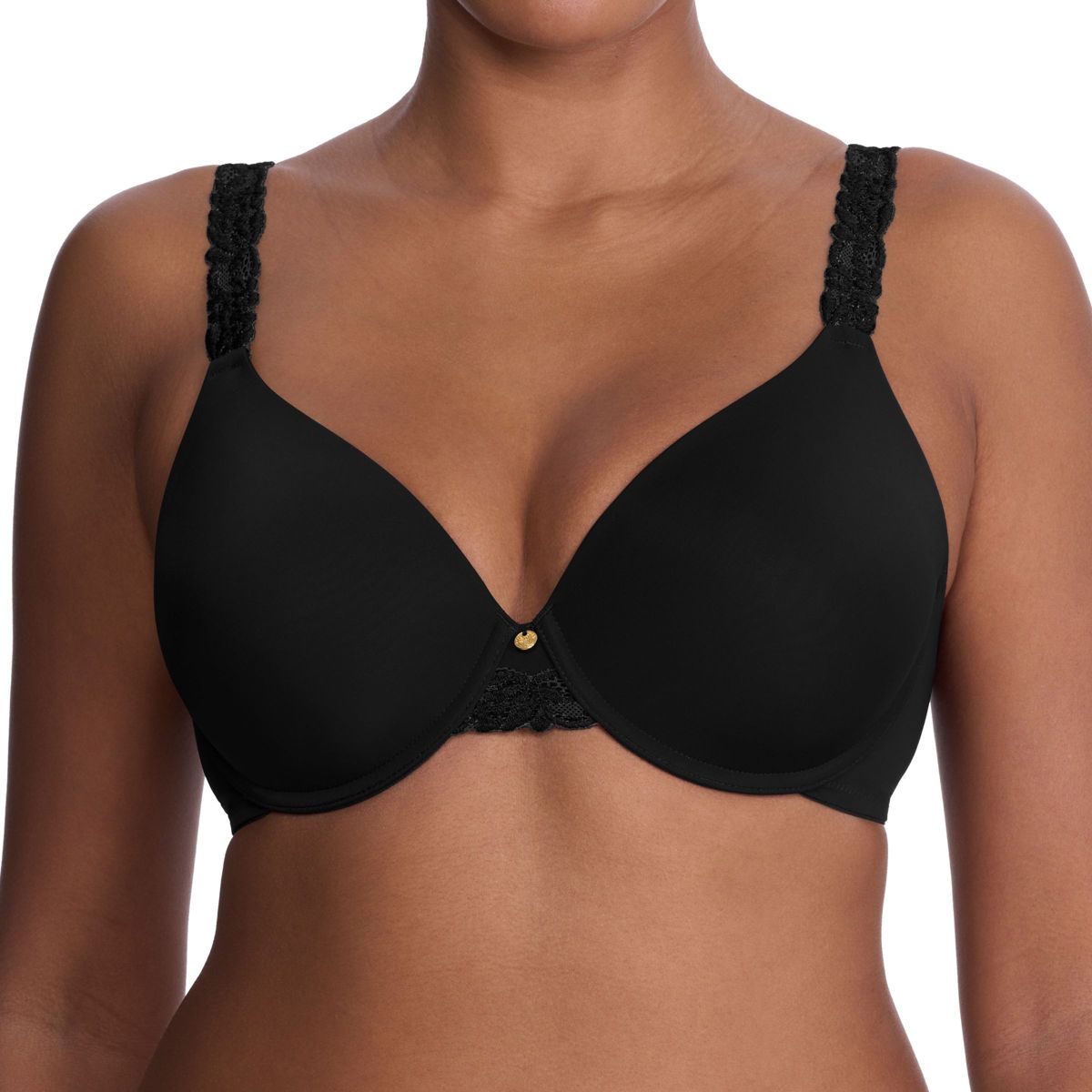 Natori Women's Body Doubles Lace Trim Full Fit T-Shirt Bra 736037