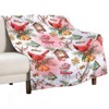 DSANE Christmas Cardinals Christmas Throw Blanket Soft Fleece Christmas Blanket Cozy Flannel Throw for Couch Bed - 3 of 4