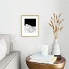 Viviana Gonzalez Lines in the mountains Metal Framed Art Print - Deny Designs - 2 of 4