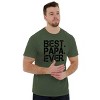 Men's Best Papa Ever Worlds Greatest Father Graphic T Shirt Tees Brisco Brands - 4 of 4