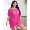 Women's Swimsuit Beach Cover Up Lace Bikini Beachwear Plus Size Beach Bikini See Through Swimwear - 2 of 4