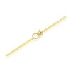 Bella Silver Sterling Silver CZ Emerald Eyes Panther, Circle CZ Bracelet - Gold Plated - Silver - 7.25 Inch - 2 of 3