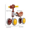 Costway Baby Balance Bike Toddler First Bike with PU Leather Seat and EVA Foam Wheels - 3 of 4