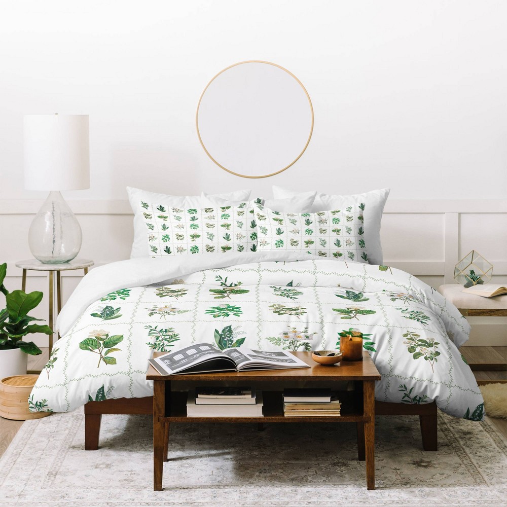 Photos - Duvet Deny Designs Twin/Twin Extra Long Evanjelina and Co Botanical Collection P