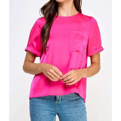 Women's Satin Tee - Strut & Bolt