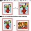 Americanflat Kids Art Frame 10x12.5 inches with 8.5x11 inches Mat - Composite Wood And Glass (2 Pack) - 4 of 4