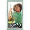 PosterPalooza | Shabby Chic Green Picture Frame - UV Acrylic, Foam Board Backing, Hanging Hardware - 2 of 4