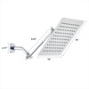 ALEXOUN Chrome 10" Square Rainfall & High Pressure Stainless Steel Bath Shower head - 3 of 4