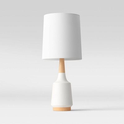 large cream table lamp