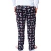Marvel Mens' The Falcon and the Winter Soldier Tossed Print Pajama Pants Black - 4 of 4