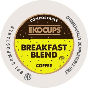 EkoCups Breakfast Blend Compostable Coffee Pods - 1 of 4