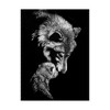 Trademark Fine Art -Julie Chapman 'Tenderness Wolf' Canvas Art - 2 of 4