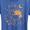 Women's - Instant Message - Halloween Kittens Short Sleeve Graphic T-Shirt - 2 of 4