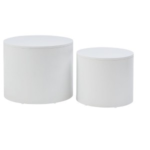NicBex Modern Round Nesting Coffee Table Set of 2 for Living Room and Bedroom - 1 of 4