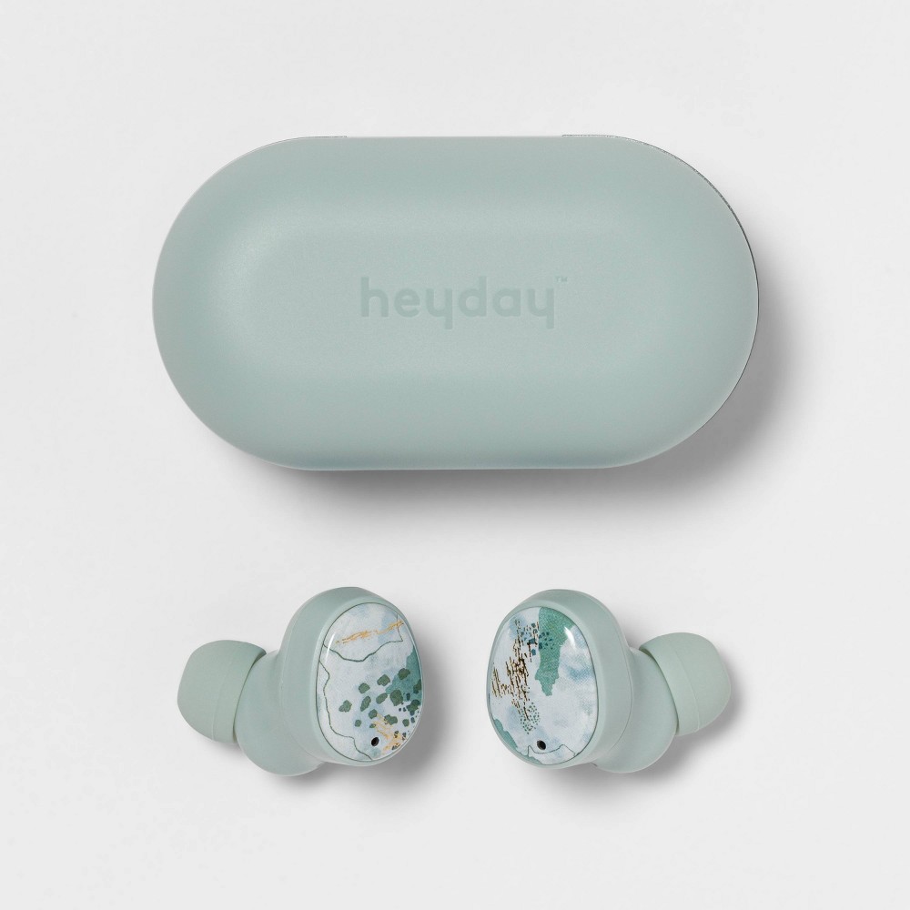 Photos - Headphones Active Noise Canceling True Wireless Bluetooth Earbuds - heyday™ Powder Bl