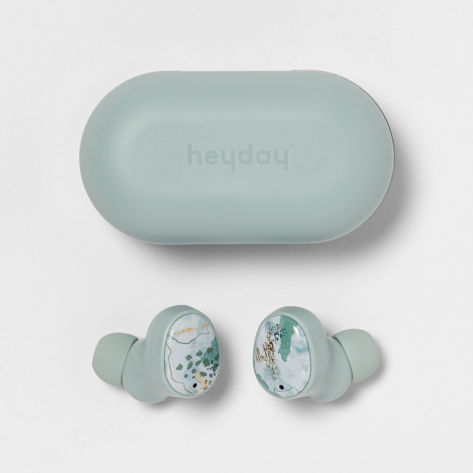 Active Noise Canceling True Wireless Bluetooth Earbuds Built-in Mic - heyday™ Powder Blue