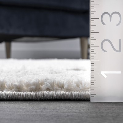 Braided Beige Square Synthetic Easy-Care Stain-Resistant Rug