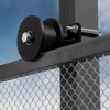 VEVOR Sliding Gate Kit,Rolling Gate Hardware Kit w/H-Shaped Wheel Groove,Sliding Gate Rollers w/ 4 Track Wheels,Heavy Duty Sliding Roller,Black&Silver - 2 of 4
