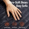 JIONJOY 39'' Oversized Adult Bean Bag Chair – Soft Removable Washable Cover, Cozy Sofa Beanbag for Living Room/Bedroom - 2 of 4