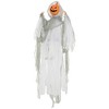 HOMCOM Pumpkin Ghost Outdoor Halloween Decoration with Sound Activated Light Up Eyes & Sound Effects, Prop for Party - 4 of 4