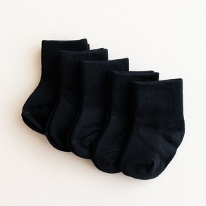 Kyte Baby Quarter Socks Combo 5-Pack in Midnight - 1 of 2