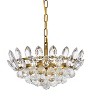 Elegant Lighting Emilia 16 inch pendant in brass - 3 of 4
