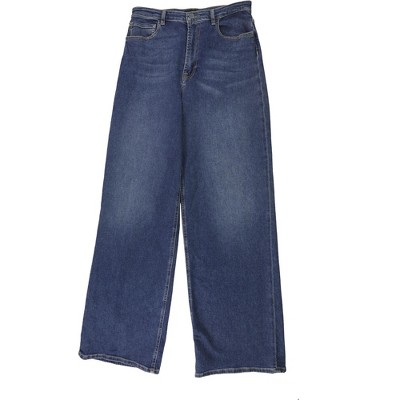 GUESS Womens Monday Wide Leg Jeans