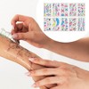Unique Bargains Luminous Animal Pattern Fake Tattoos Fluorescent Yellow 10 Pcs - 4 of 4