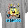 Women's - SpongeBob SquarePants - I'm Ready Short Sleeve Graphic T-Shirt - 2 of 4