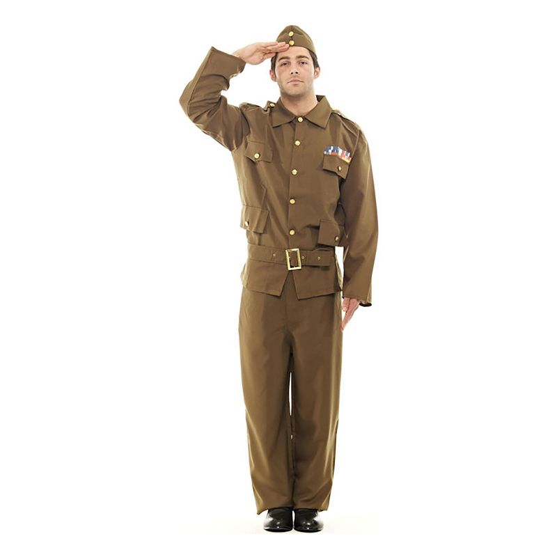 Home Guard Army Adult Costume One Size, 1 of 4