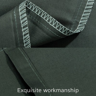 Slate Blue Cotton Queen Pillowcases with Envelope Closure, Set of 2