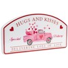 Northlight Hugs and Kisses Valentine's Day Wall Sign - 18" - 3 of 4