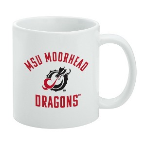 Minnesota State University Moorhead Dragons Ceramic Coffee Mug Novelty Gift Mugs for Coffee Tea and Hot Drinks 11oz White - 1 of 4