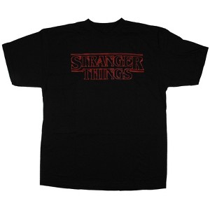 Stranger Things Men's Spray Paint Outline Title Logo Big & Tall T-Shirt - 1 of 3
