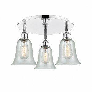 Hanover - 3 Light Flush Mount In Industrial Style-9.88 Inches Tall and 18 Inches Wide - 1 of 1