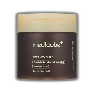 Medicube Deep Vita C Pad - 70 Pads | Enriched with highly concentrated vitamin | Offers brightening effect to improve dark spots (5.29 oz) - 1 of 2