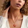 Ross-Simons Italian Red and Gold Murano Glass Bead Christmas Ornament Necklace With 18kt Gold Over Sterling Size 18 - 2 of 4