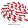 Unique Bargains Natural Twisted Cotton Craft Railings Home Decor Tug of War 3-Strand Rope 1 Pc - 2 of 4