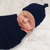 Baby Essentials Swaddle Blanket and Cap - 3 of 3