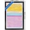 Trends International Reinders: Abstract - Colorful Squares in Pink and Yellow Framed Wall Poster Prints - 3 of 4