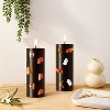 2ct Halloween Craft Pillar Candles Decorating Kit - Mondo Llama™ - 2 of 4