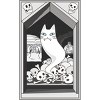 Men's Design By Humans Ghost cat the Keeper of the Crypt By runcatrun T-Shirt - 2 of 2