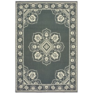 Oriental Weavers Marina 7764E Grey/ Ivory Indoor/Outdoor Area Rug - 3'7" x 5'6" - 1 of 3