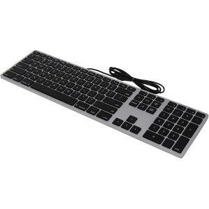 Matias USB Wired Keyboard for Mac, Space Gray FK316B - 1 of 2