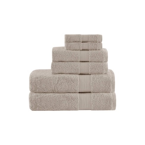 Fabdreams 6-piece Certified Organic Cotton Bath Towel Set (dune Tan) :  Target