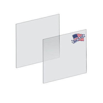 Azar Displays Plexiglass Acrylic Sheets Cut to Size, Clear Plastic Panels, Size: 20" x 20" x 3/16" Thick with Square Corners, 2-Pack