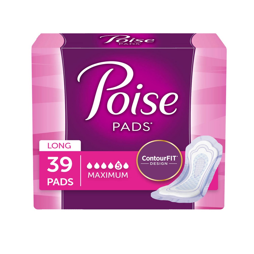 UPC 036000192834 product image for Poise Incontinence Pads - Maximum Absorbency - Long - 39ct | upcitemdb.com