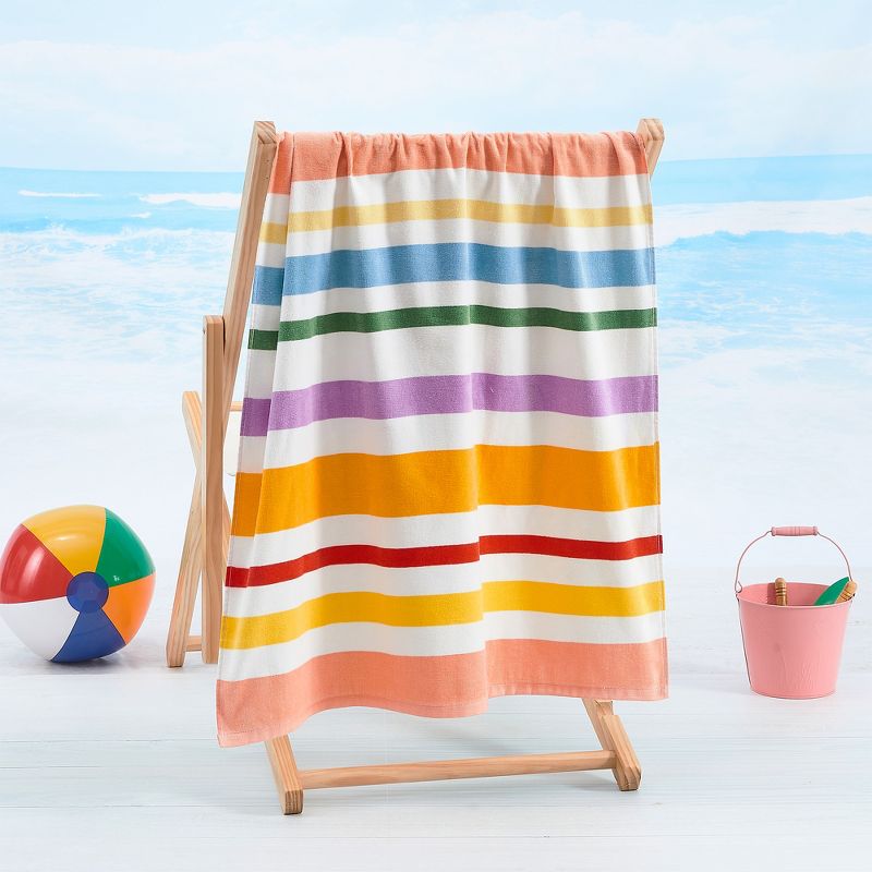 100% Cotton Printed Kids Beach Towel - Great Bay Home, 3 of 9