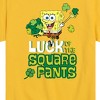 Boys' - SpongeBob Squarepants - Luck Of The Square Pants Short Sleeve Graphic T-Shirt - 2 of 4