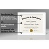 Americanflat 8.5x11 Diploma Frame with Shatter-Resistant Glass - Document Frame with Engineered Wood - Legacy Collection - White - 3 of 4